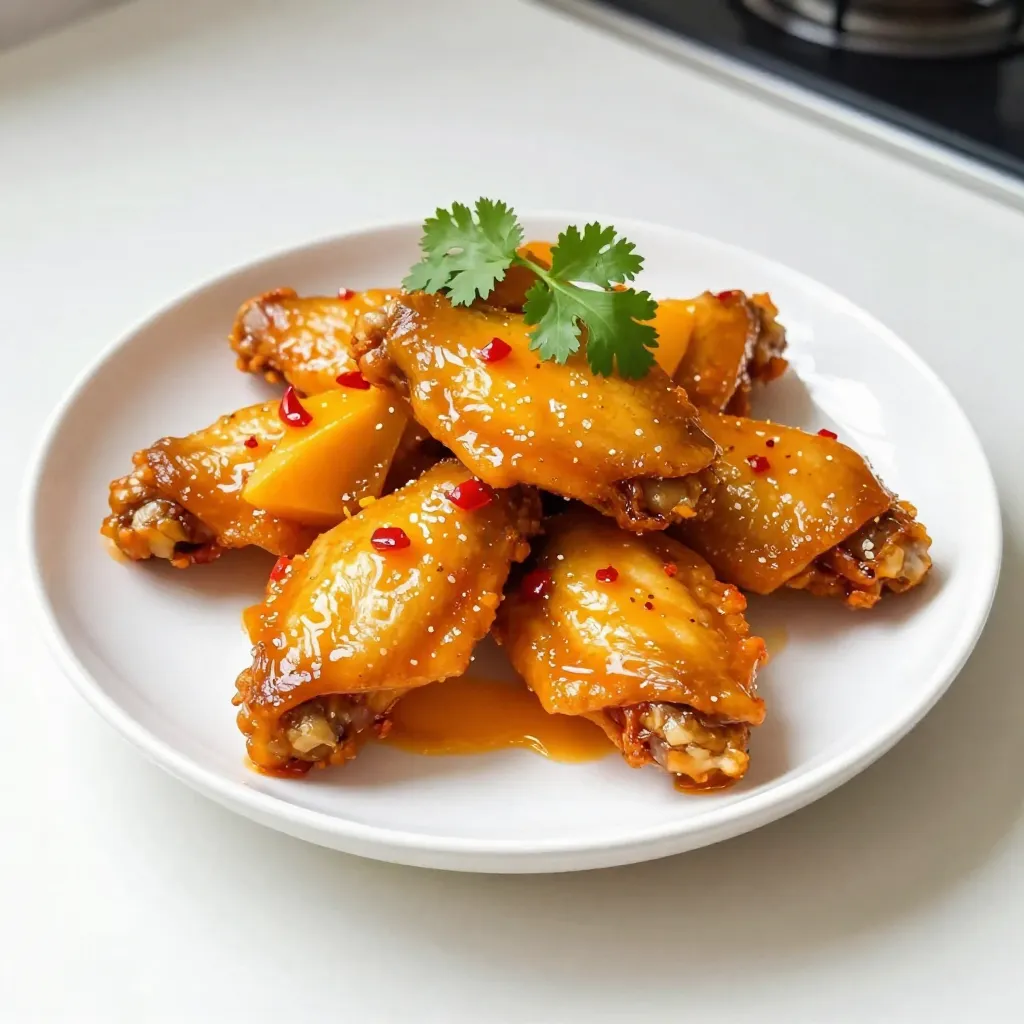 Mouthwatering Mango Habanero Chicken Wings Delight