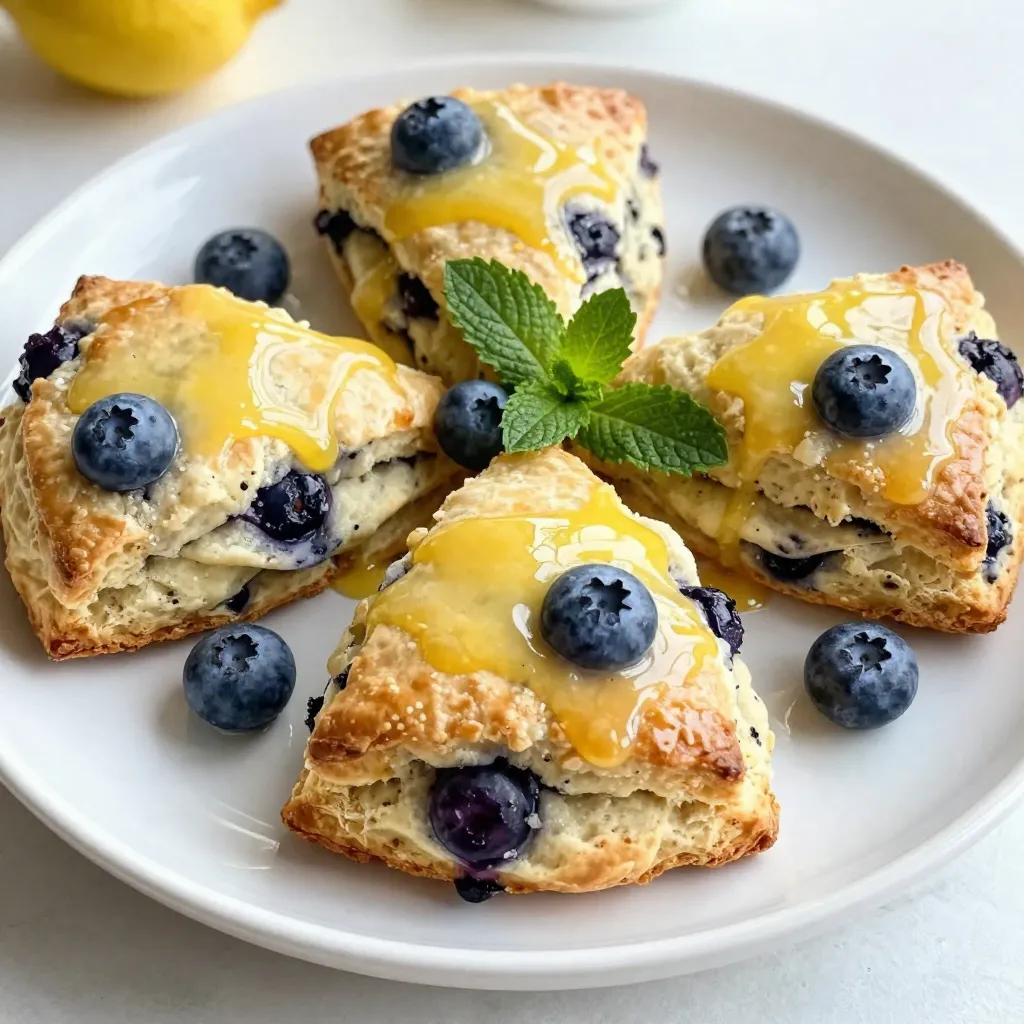 Lemon Blueberry Scones Fresh and Tasty Delight