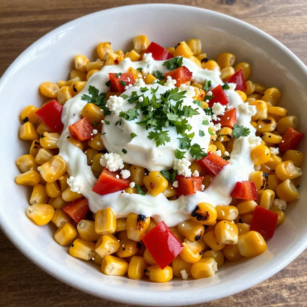 Mexican Street Corn Salad Fresh and Flavorful Dish