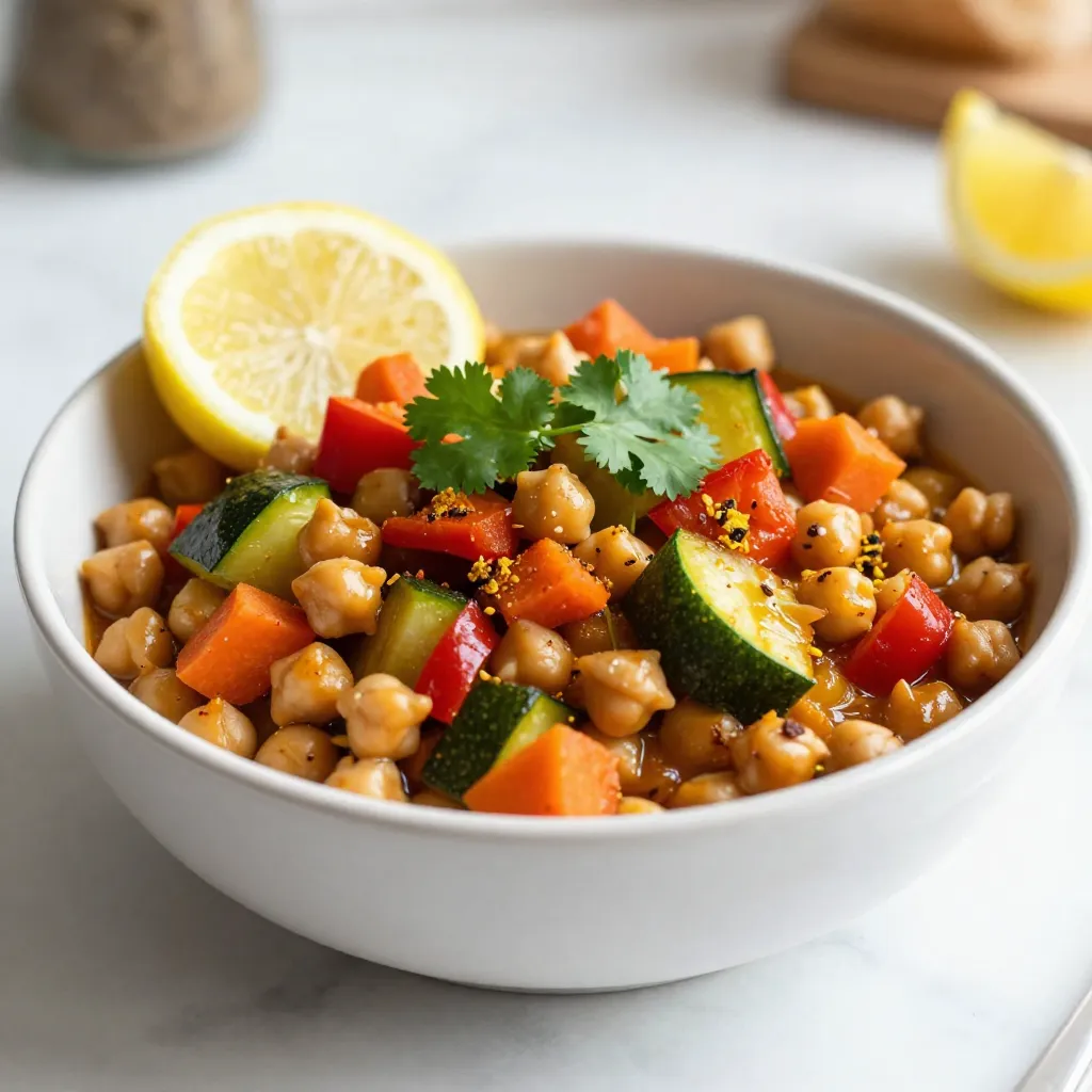 Slow Cooker Moroccan Chickpea Stew Flavor Boost