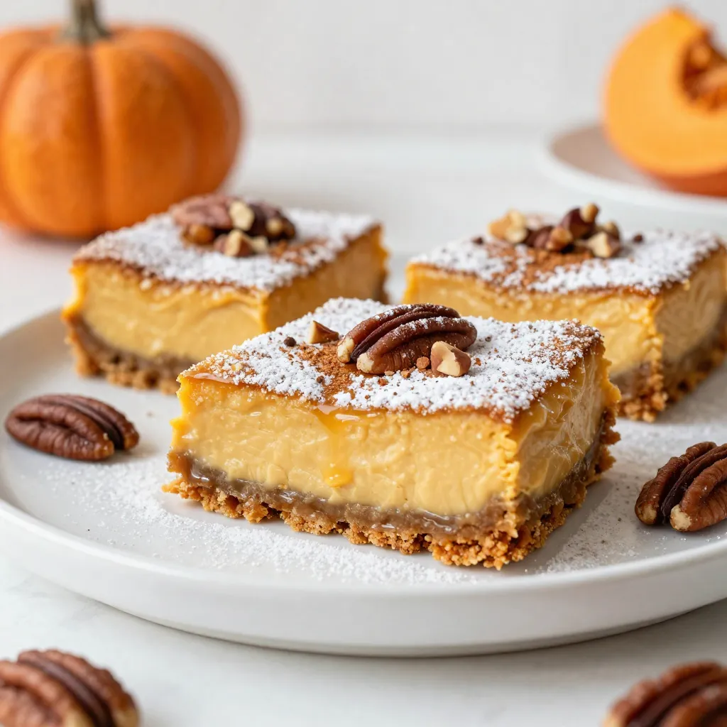 Pumpkin Spice Cheesecake Bars Irresistible Fall Treat