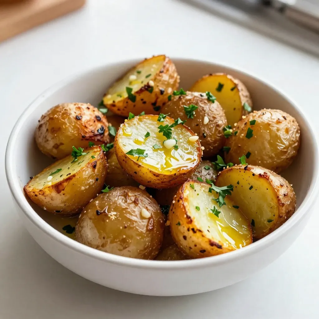 Garlic Herb Roasted Potatoes Easy and Flavorful Dish