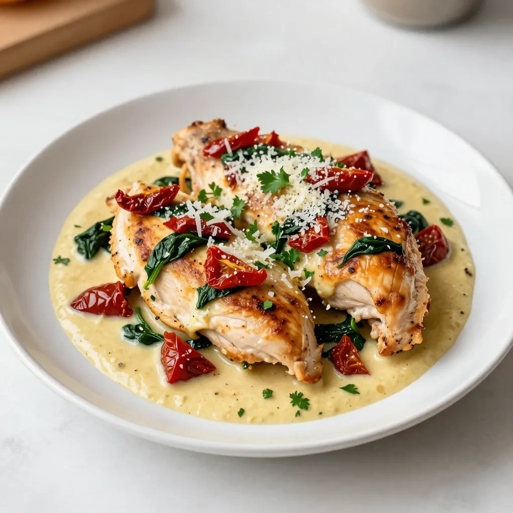 Tuscan Sun-Dried Tomato Chicken Flavorful Dinner Idea