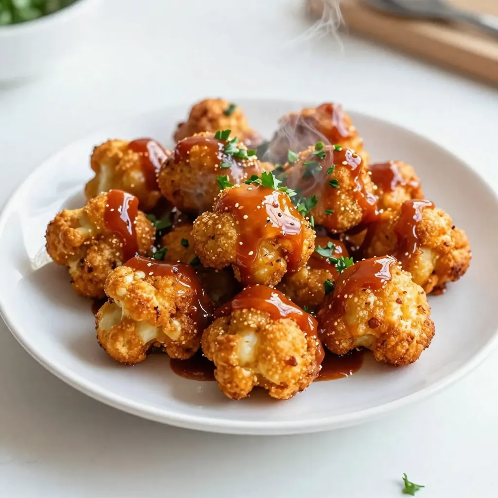 Buffalo Cauliflower Bites Crispy and Flavorful Snack