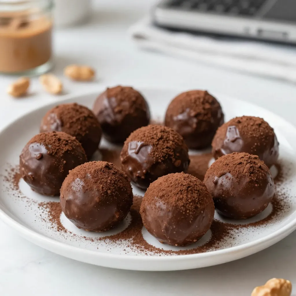 Peanut Butter Chocolate Bliss Balls Tasty and Simple