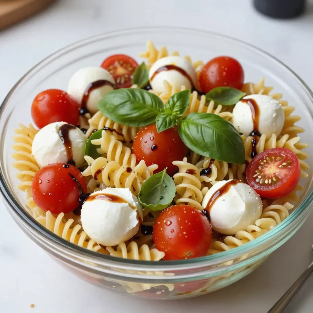 Classic Caprese Pasta Salad Fresh and Flavorful Recipe