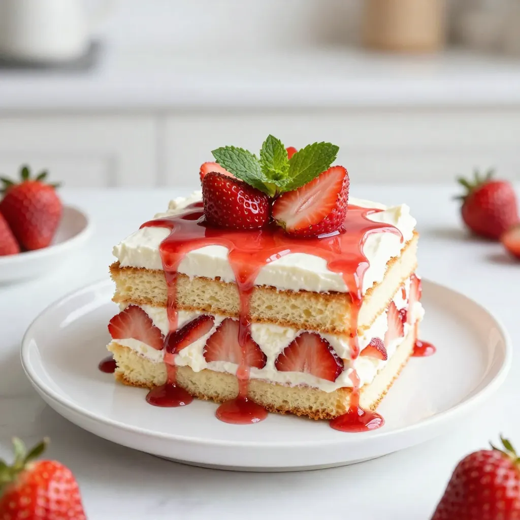 Strawberry Shortcake Icebox Cake Delightful and Easy