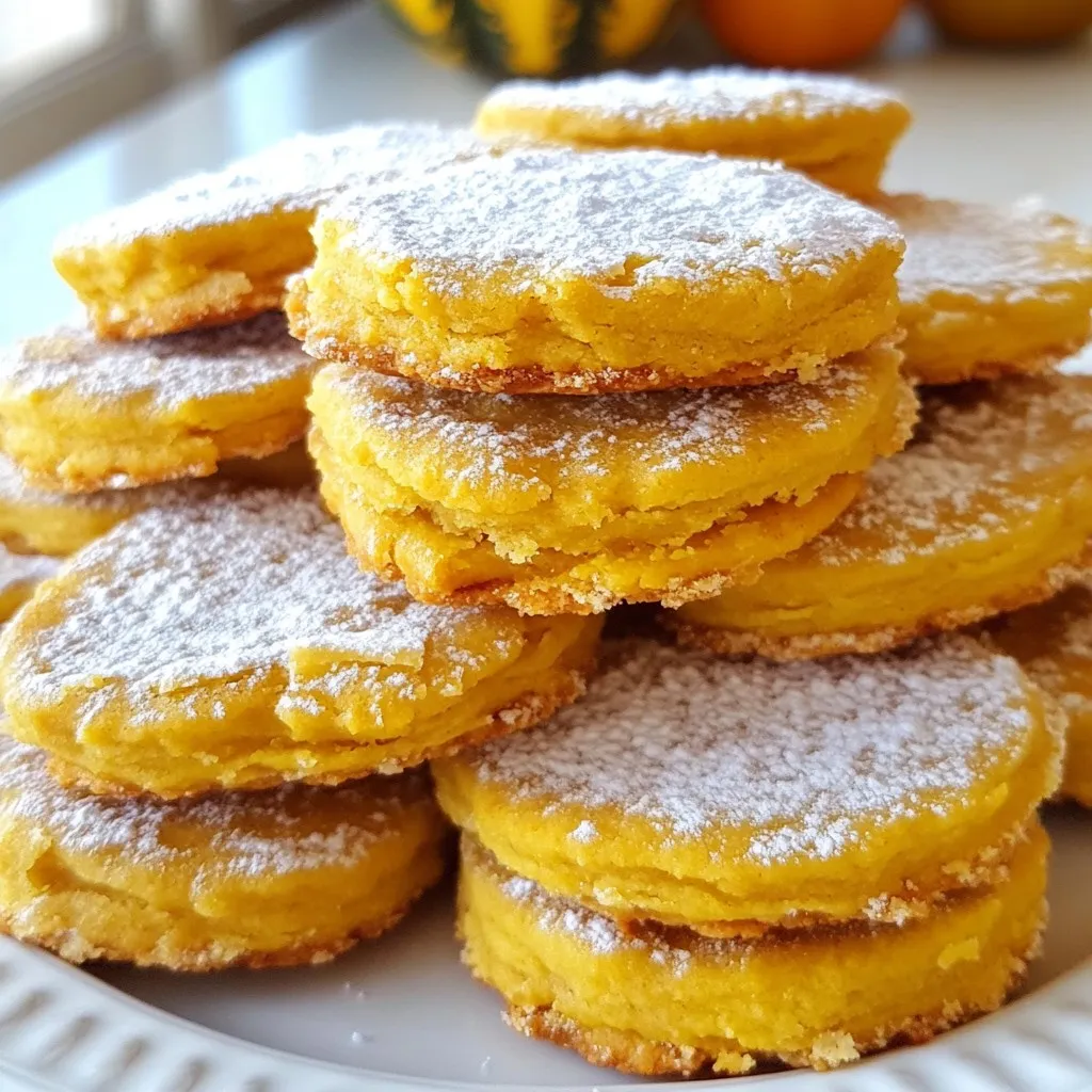 Pumpkin Pie Shortbread Cookies Delightful and Easy