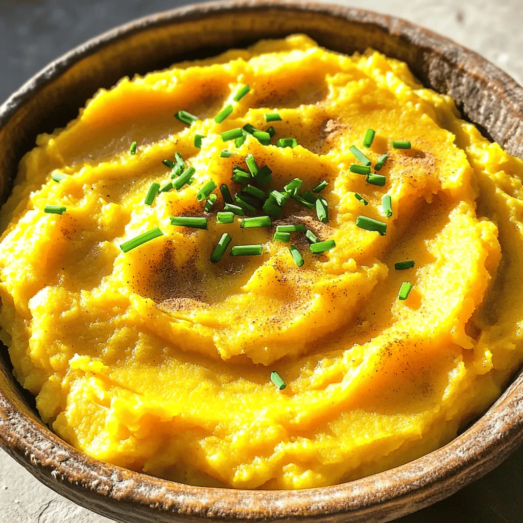 Creamy Mashed Sweet Potatoes Rich and Flavorful Dish