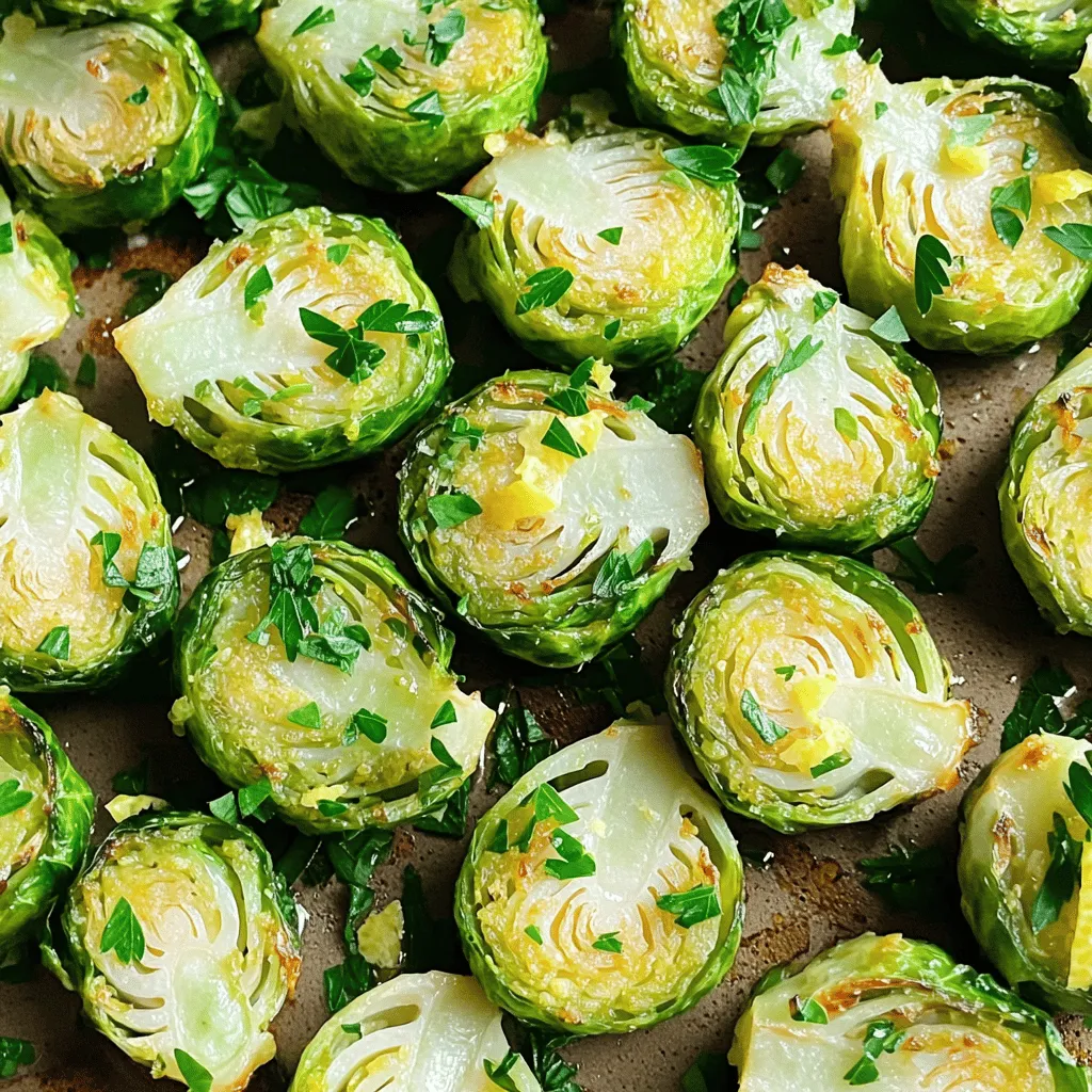 Garlic Herb Roasted Brussels Sprouts Flavorful Delight