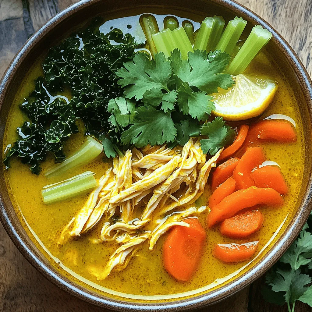 Turmeric Chicken Detox Soup Nourishing and Simple Recipe