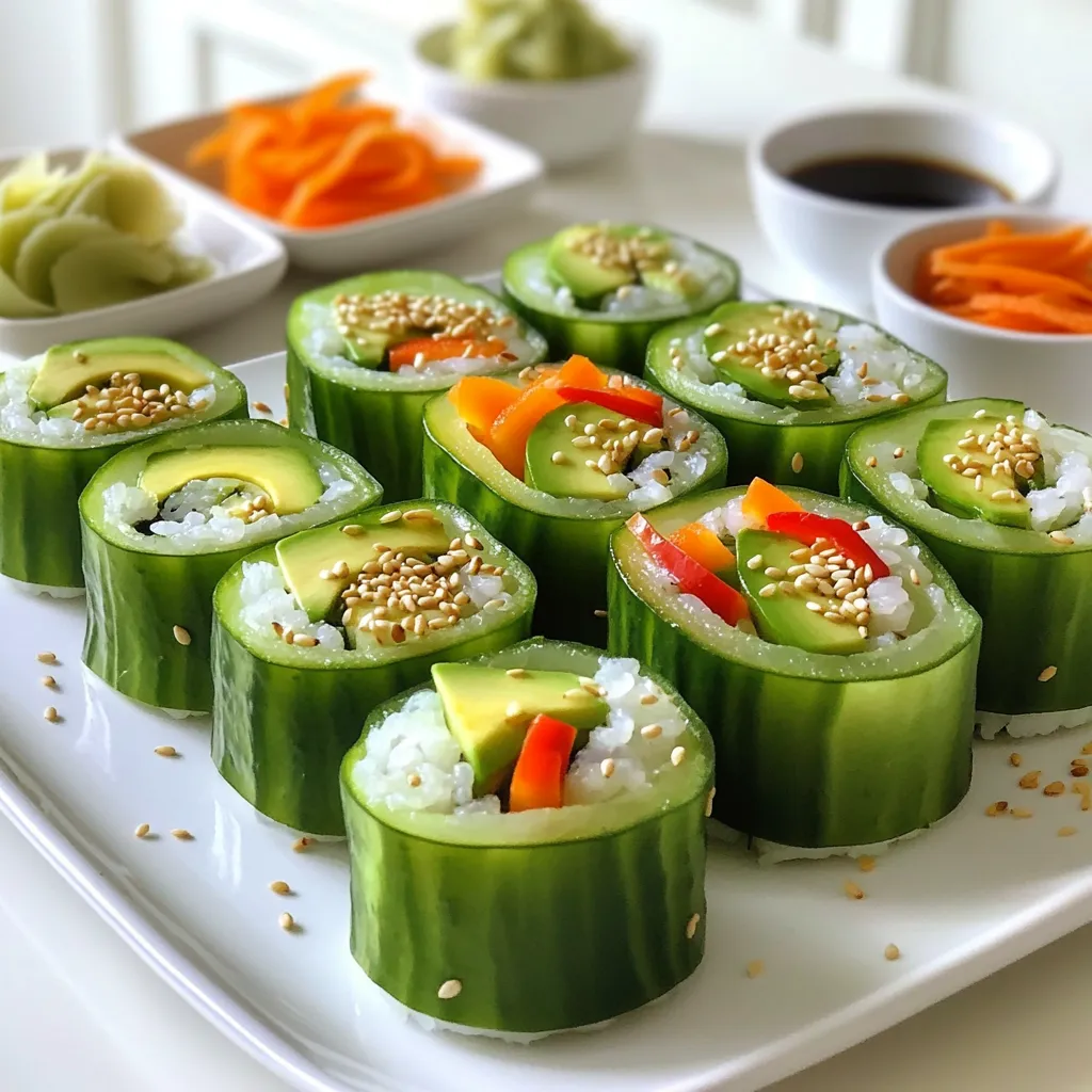 Cucumber Sushi Rolls Fresh and Flavorful Creation