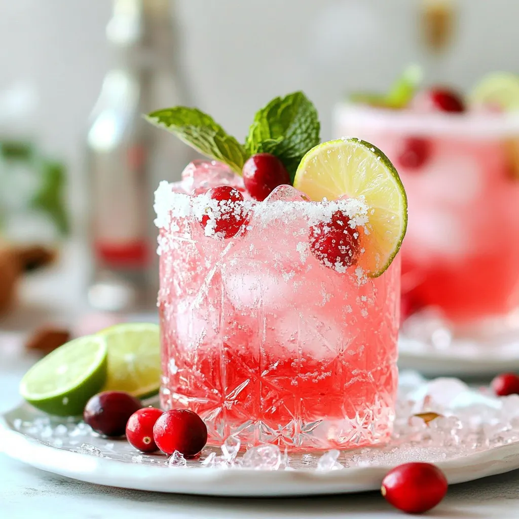 Winter Wonderland Mocktail Refreshing Holiday Drink