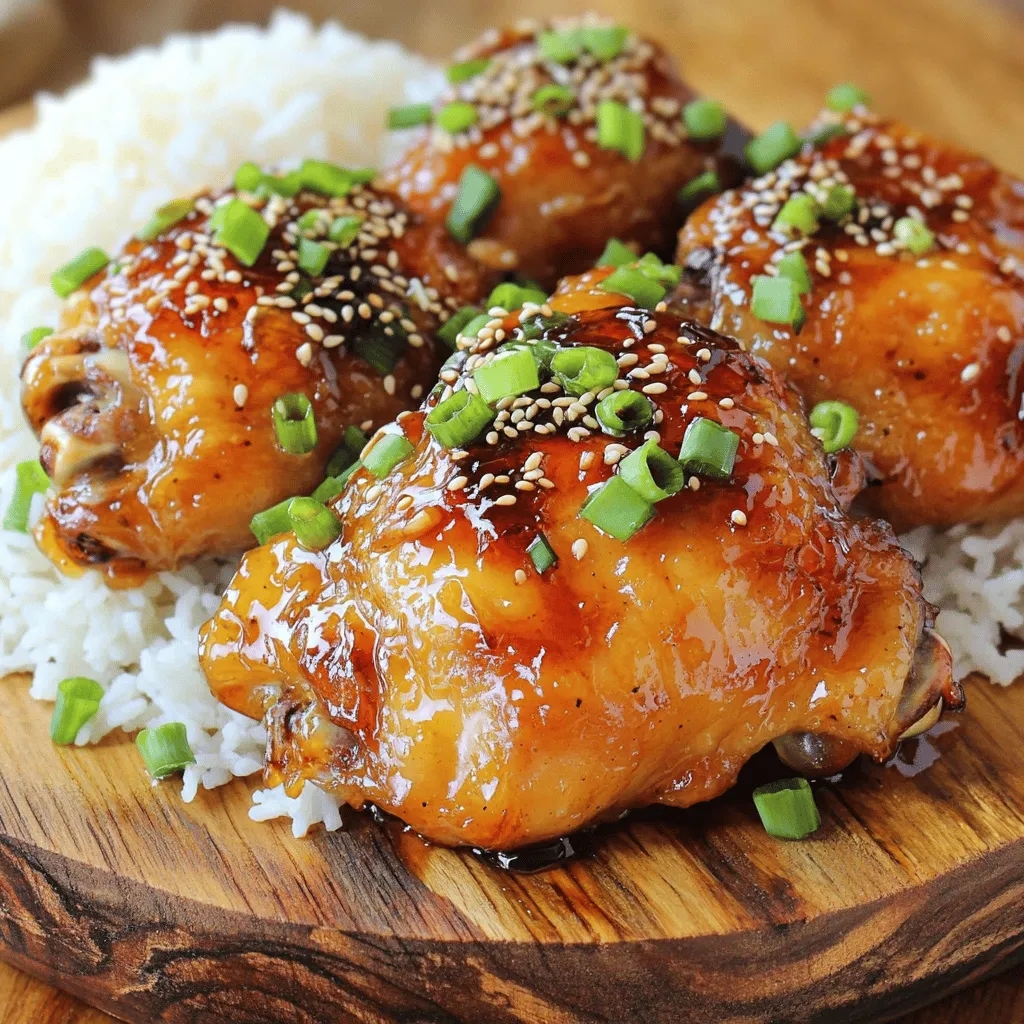 Honey Garlic Chicken Thighs Flavorful Dinner Recipe