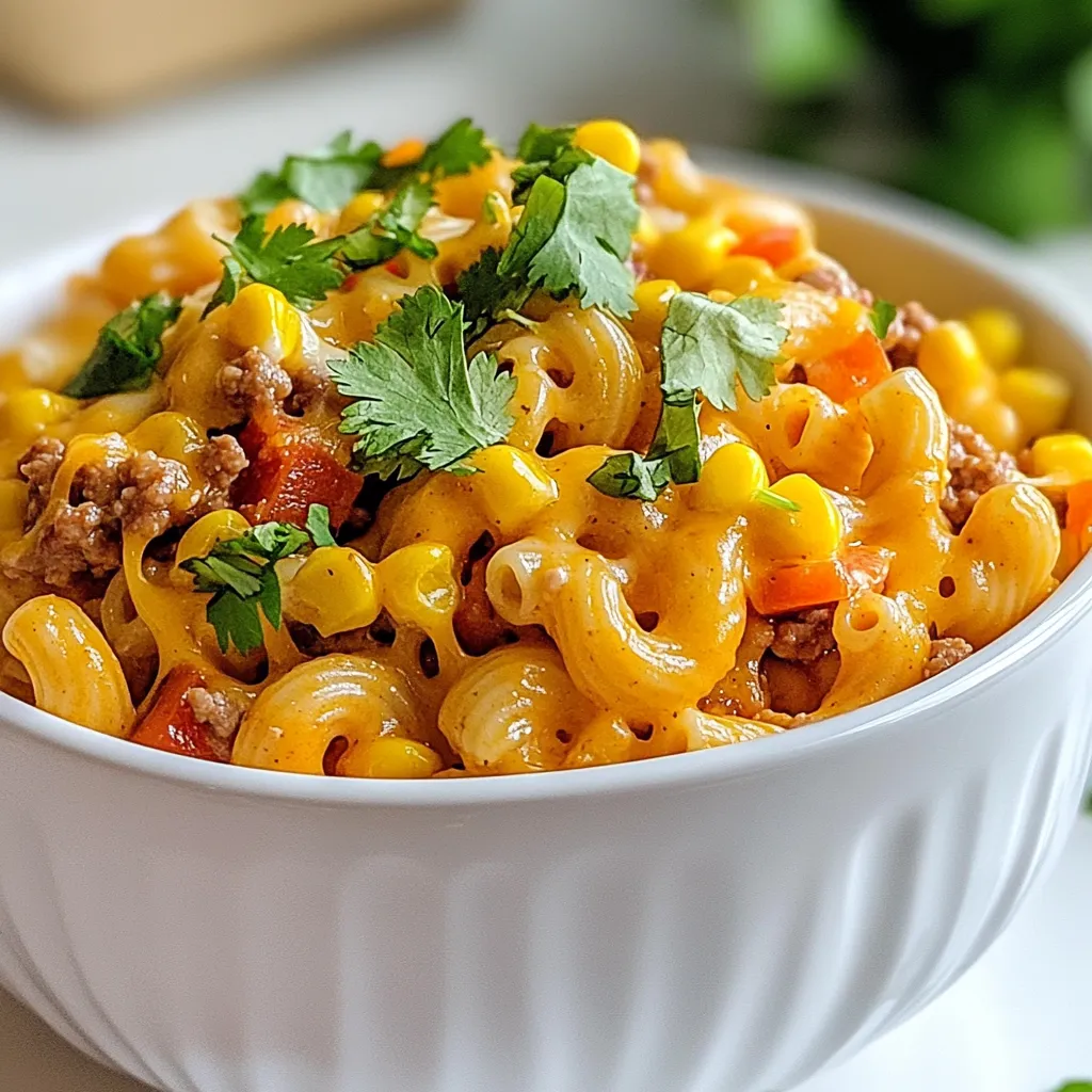 Cheesy Taco Pasta Flavorful and Easy Weeknight Meal