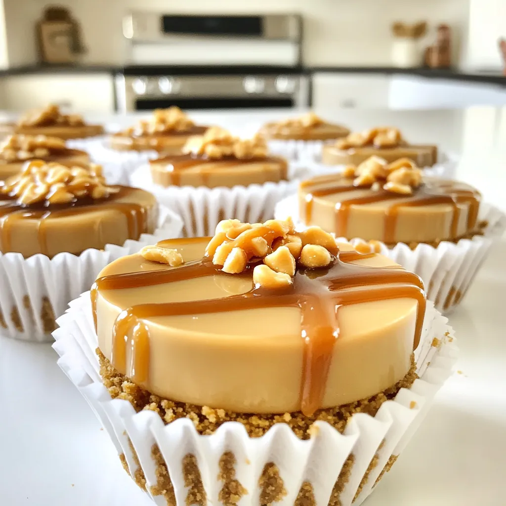 No-Bake Caramel Peanut Butter Pie Cups Delight