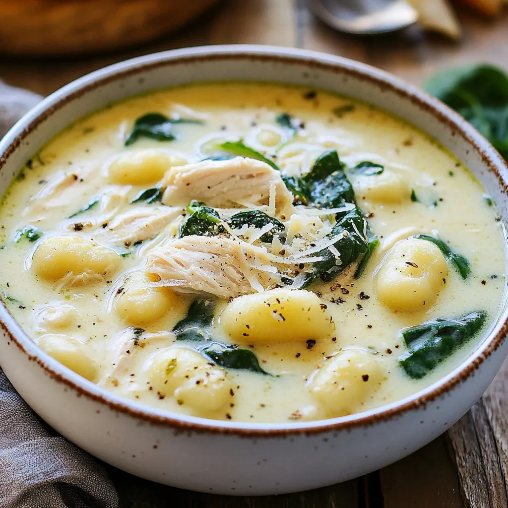 Creamy Chicken Gnocchi Soup Simple and Cozy Recipe