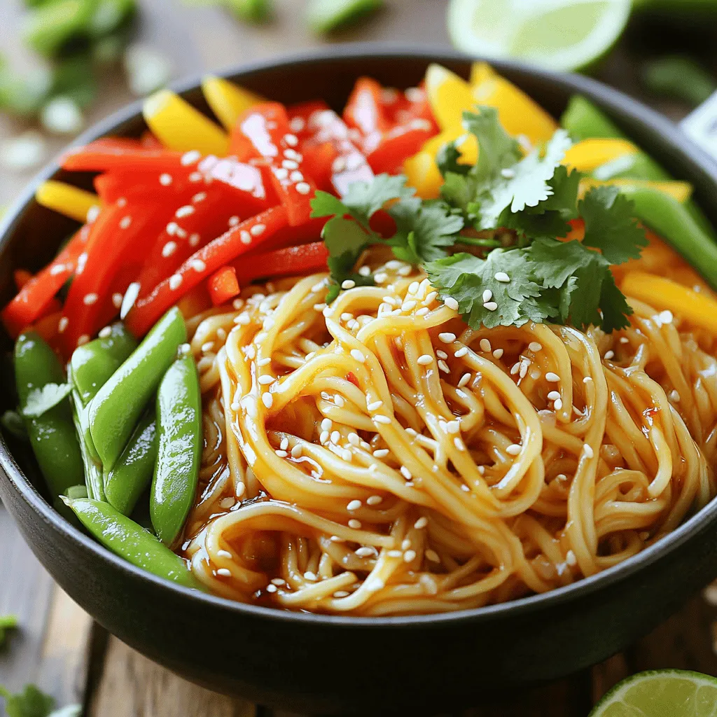 Sweet Chili Garlic Noodles Flavorful and Easy Recipe