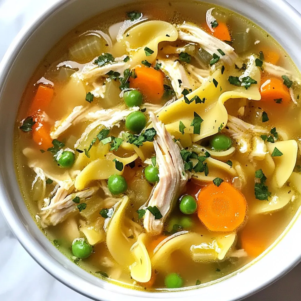Instant Pot Chicken Noodle Soup Easy and Quick Recipe