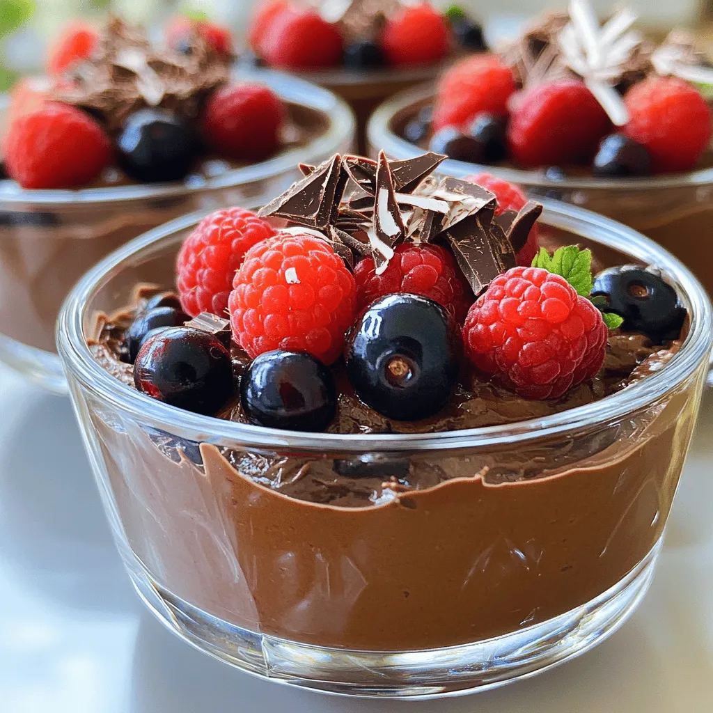 Cottage Cheese Chocolate Mousse High Protein Delight