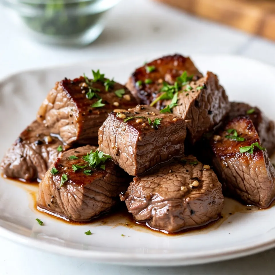 Garlic Butter Steak Bites Juicy and Flavorful Dish