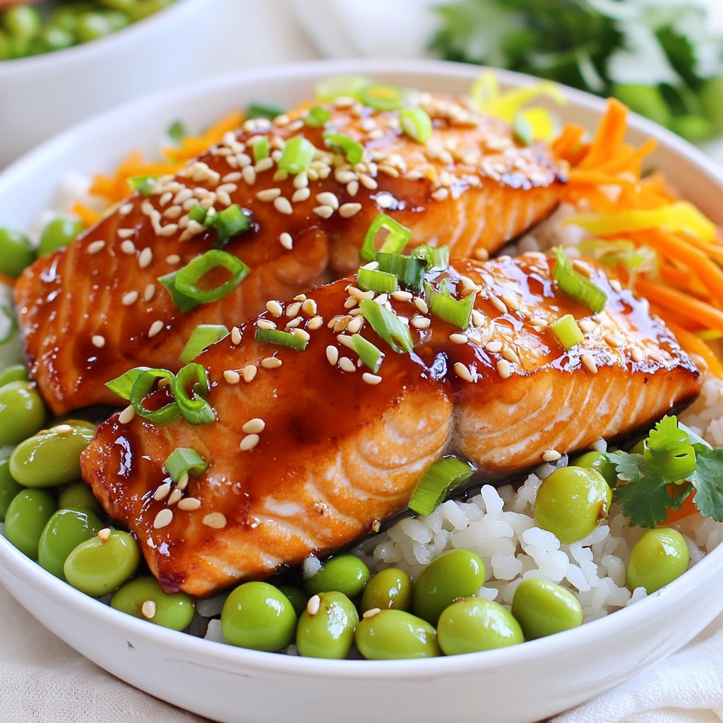 Teriyaki Salmon Rice Bowls Easy and Flavorful Recipe