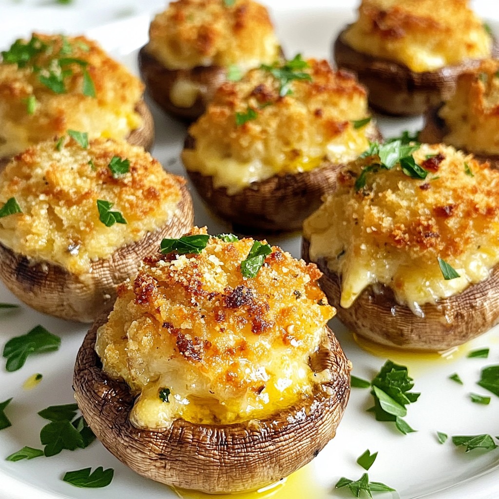 Air Fryer Stuffed Mushrooms Flavorful and Simple Dish