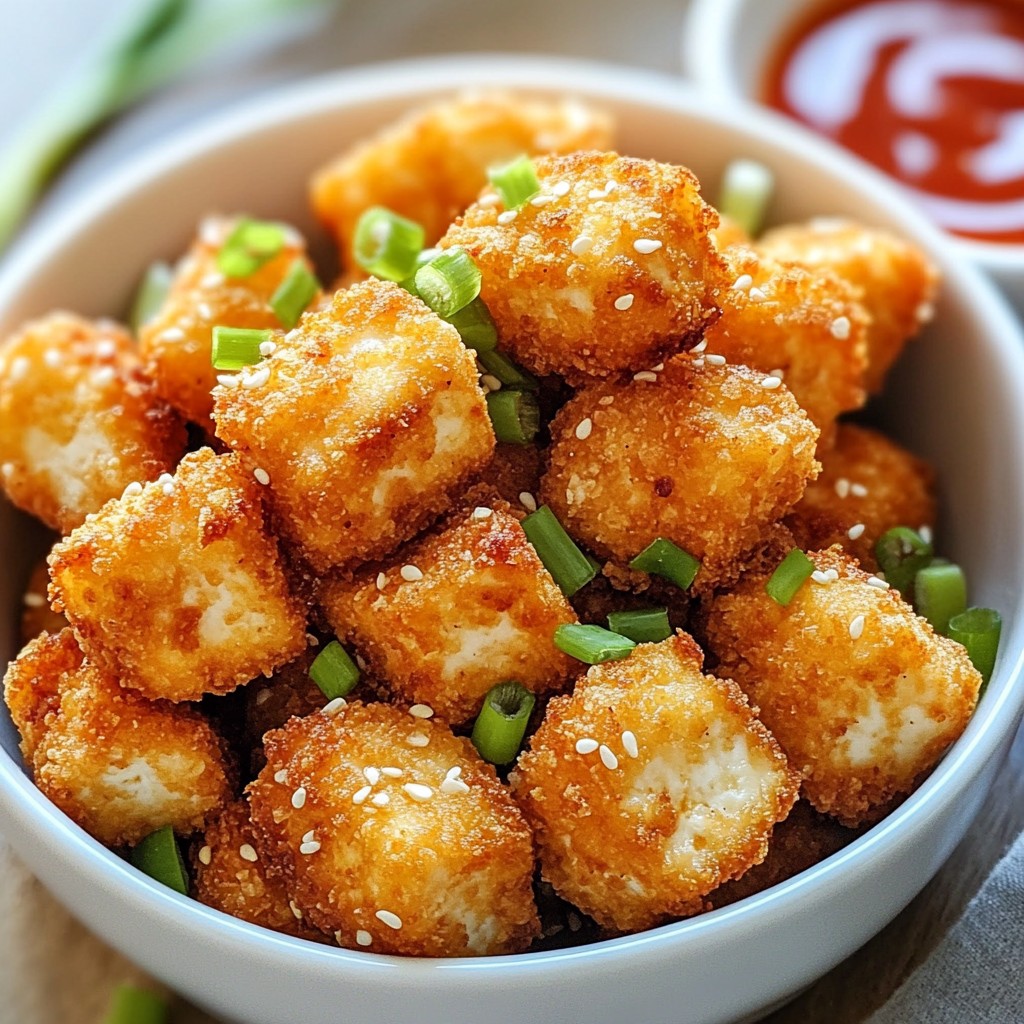 Crispy Air Fryer Tofu Nuggets Easy and Tasty Recipe
