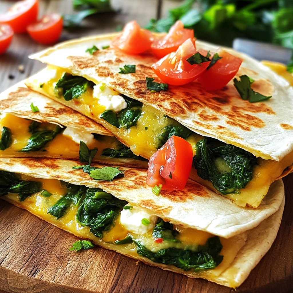 Spinach Feta Breakfast Quesadillas Flavor Boost Recipe