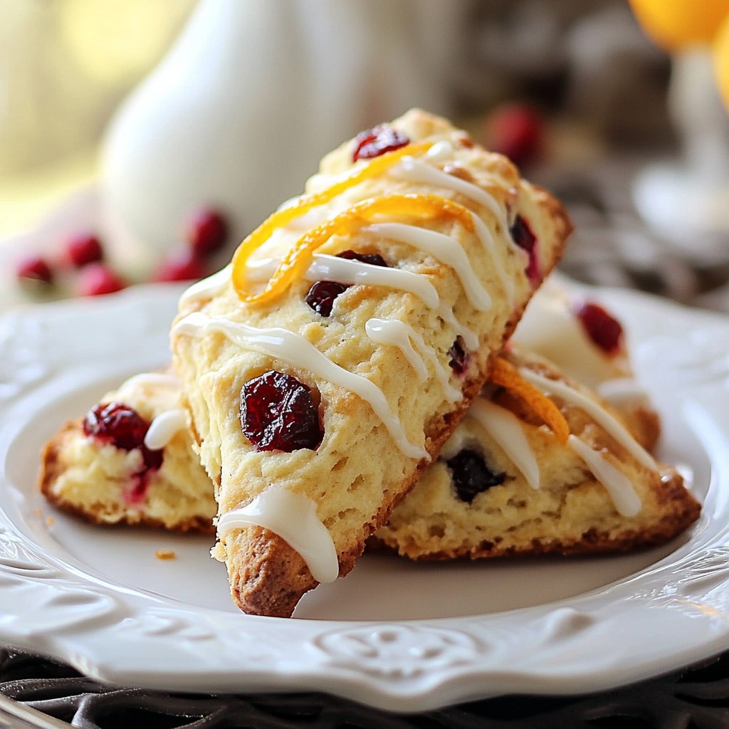 Cranberry Orange Scones Perfectly Flaky and Delicious