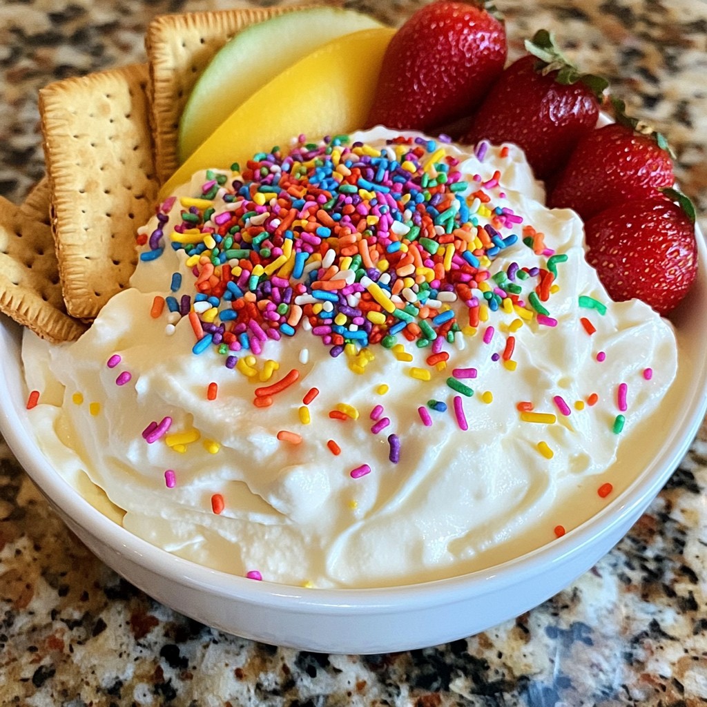 Funfetti Cake Batter Dip Tasty and Simple Treat