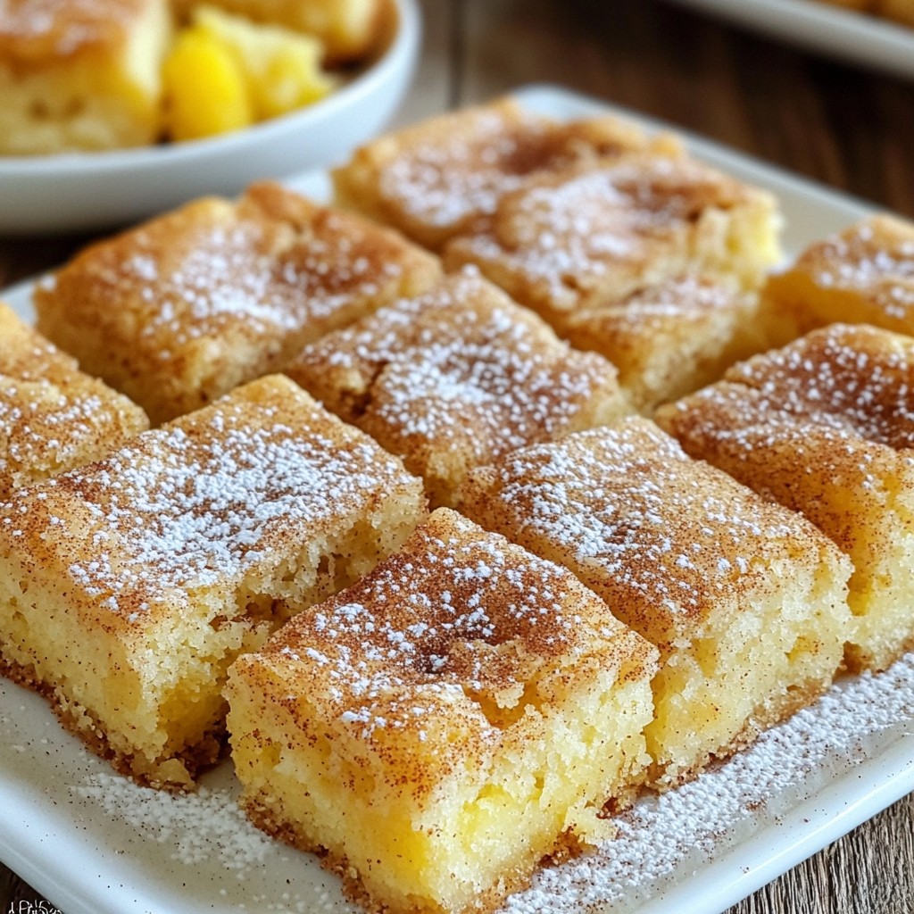 Snickerdoodle Blondies Simple and Sweet Recipe