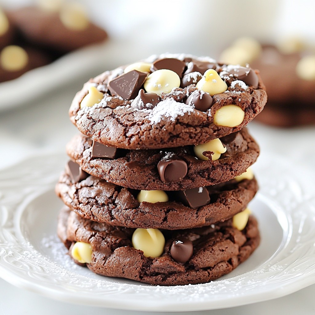 Triple Chocolate Brownie Cookies Tasty and Rich Treat