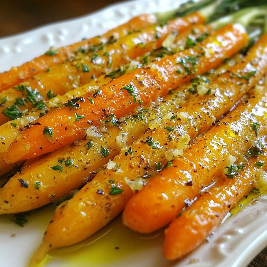 Garlic Herb Roasted Carrots Flavorful Simple Side