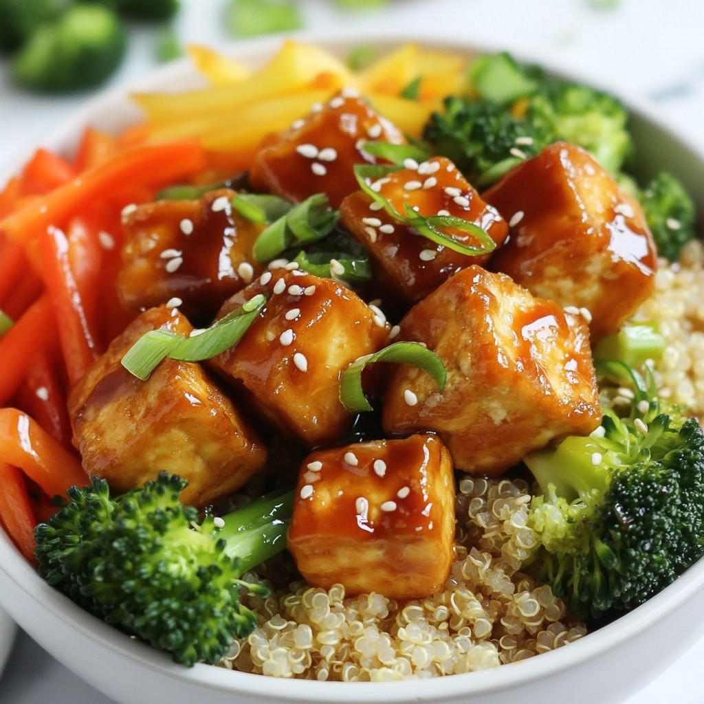 Crispy Tofu Teriyaki Bowls Flavorful and Easy Meal