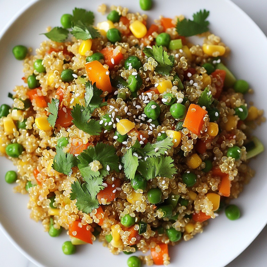 Veggie-Packed Quinoa Fried Rice Flavorful and Healthy Dish