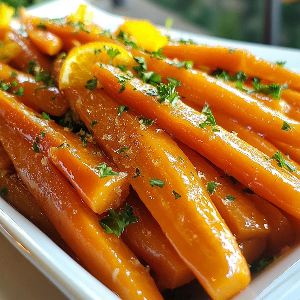 Orange Glazed Carrots Savory and Flavorful Side Dish