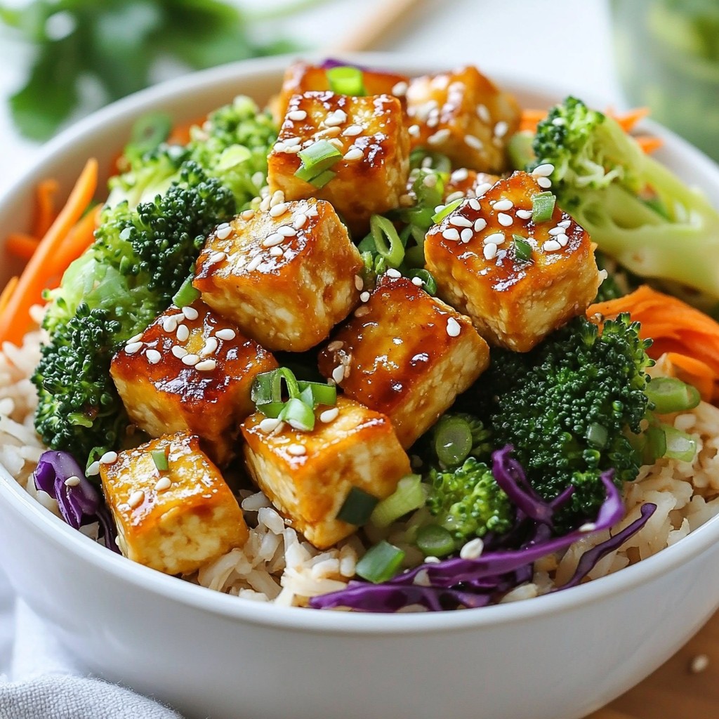 Crispy Sesame Tofu Bowls Nutrient-Packed Delight