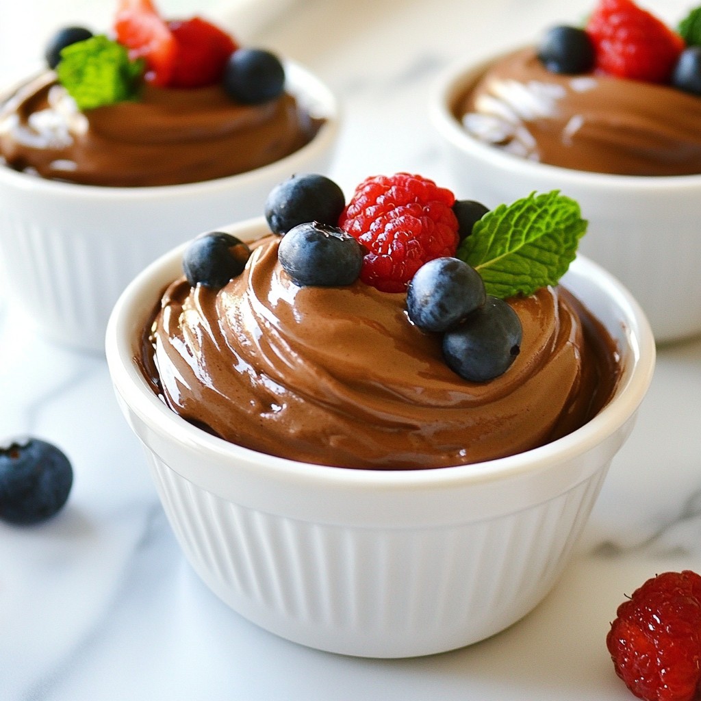 Avocado Chocolate Mousse Rich and Decadent Treat