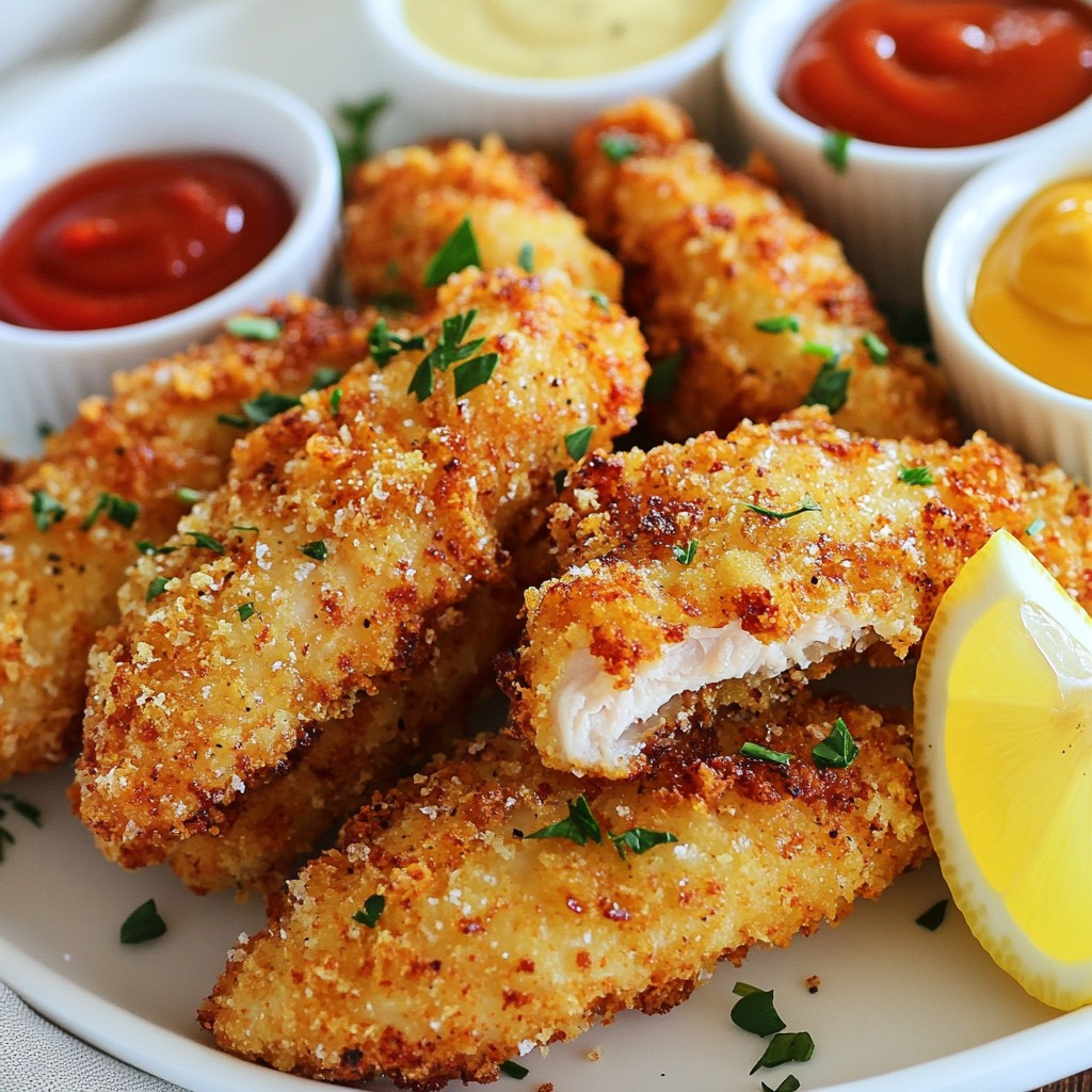 Crispy Air Fryer Chicken Tenders Tasty Dinner Option