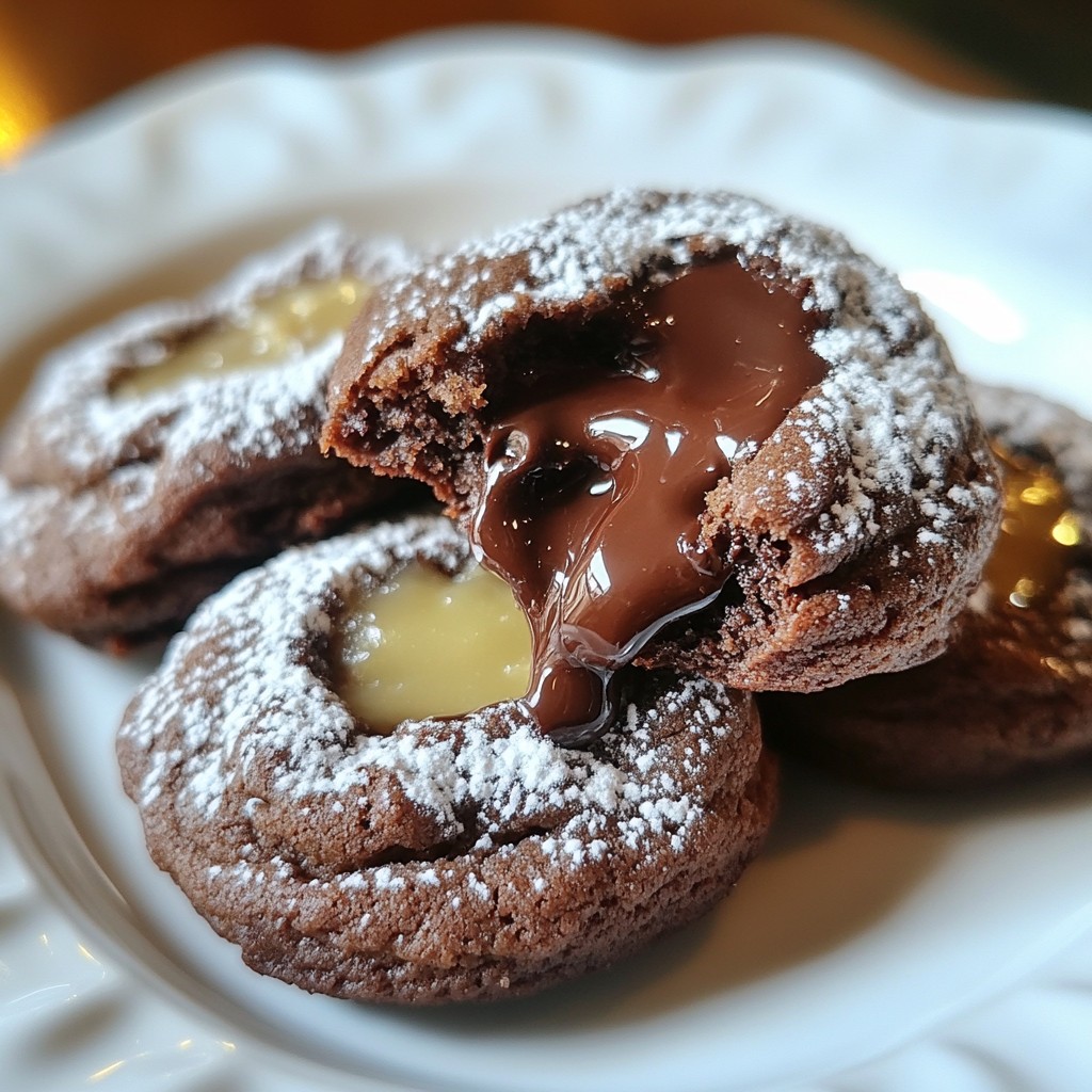 Gooey Chocolate Lava Cookies Irresistible Treat Recipe