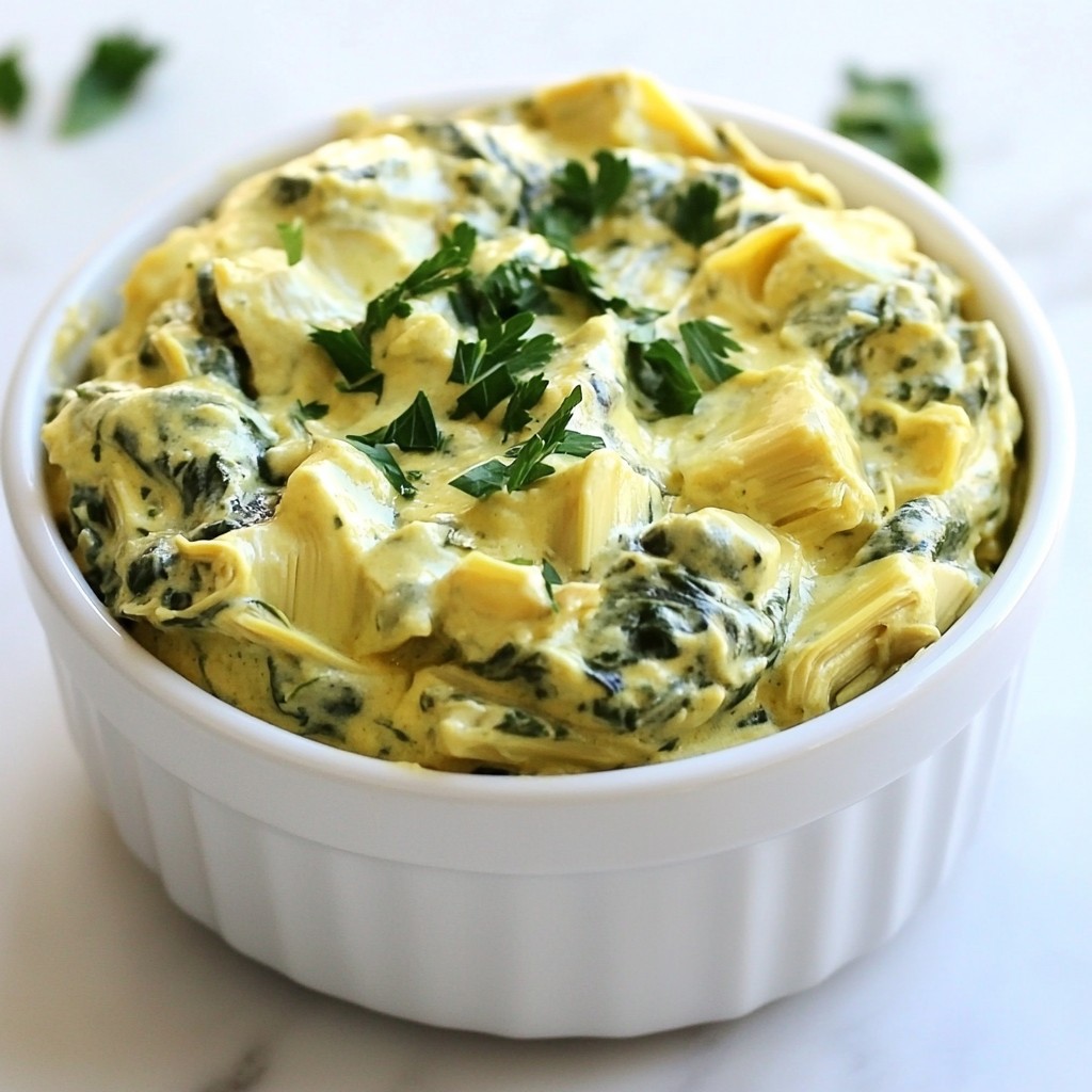 Vegan Spinach Artichoke Dip Creamy Flavor Boost