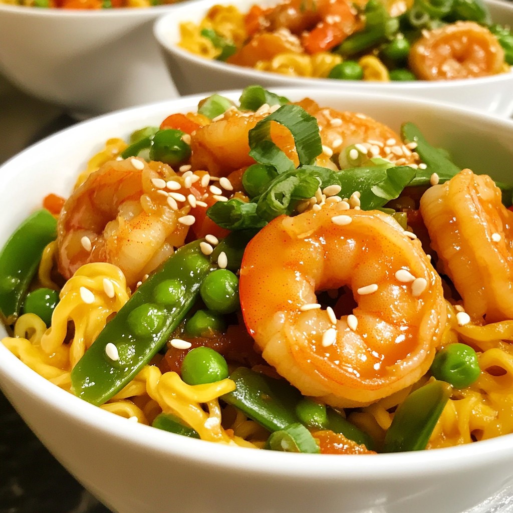 Spicy Shrimp Ramen Stir Fry Flavorful and Easy Meal