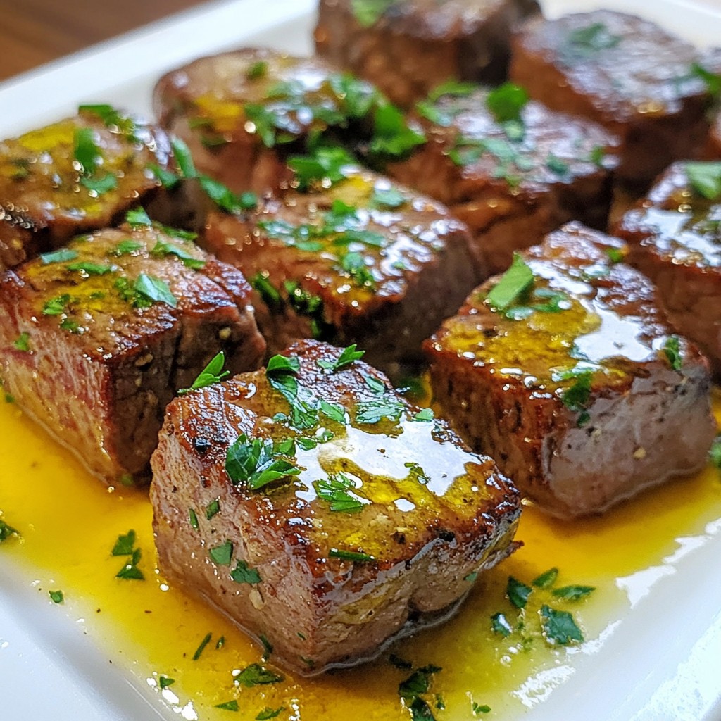 Garlic Butter Steak Bites Simple Flavor Packed Meal