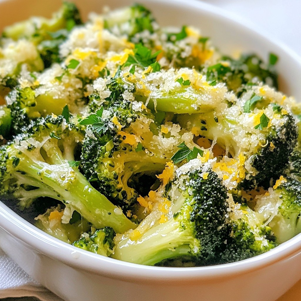 Garlic Parmesan Roasted Broccoli Flavorful Side Dish
