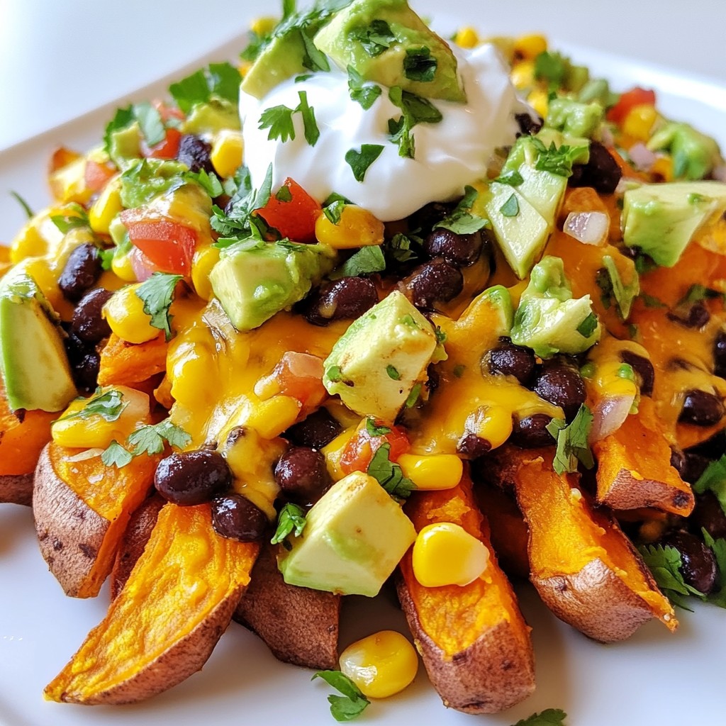 Loaded Sweet Potato Fries Tasty and Simple Recipe