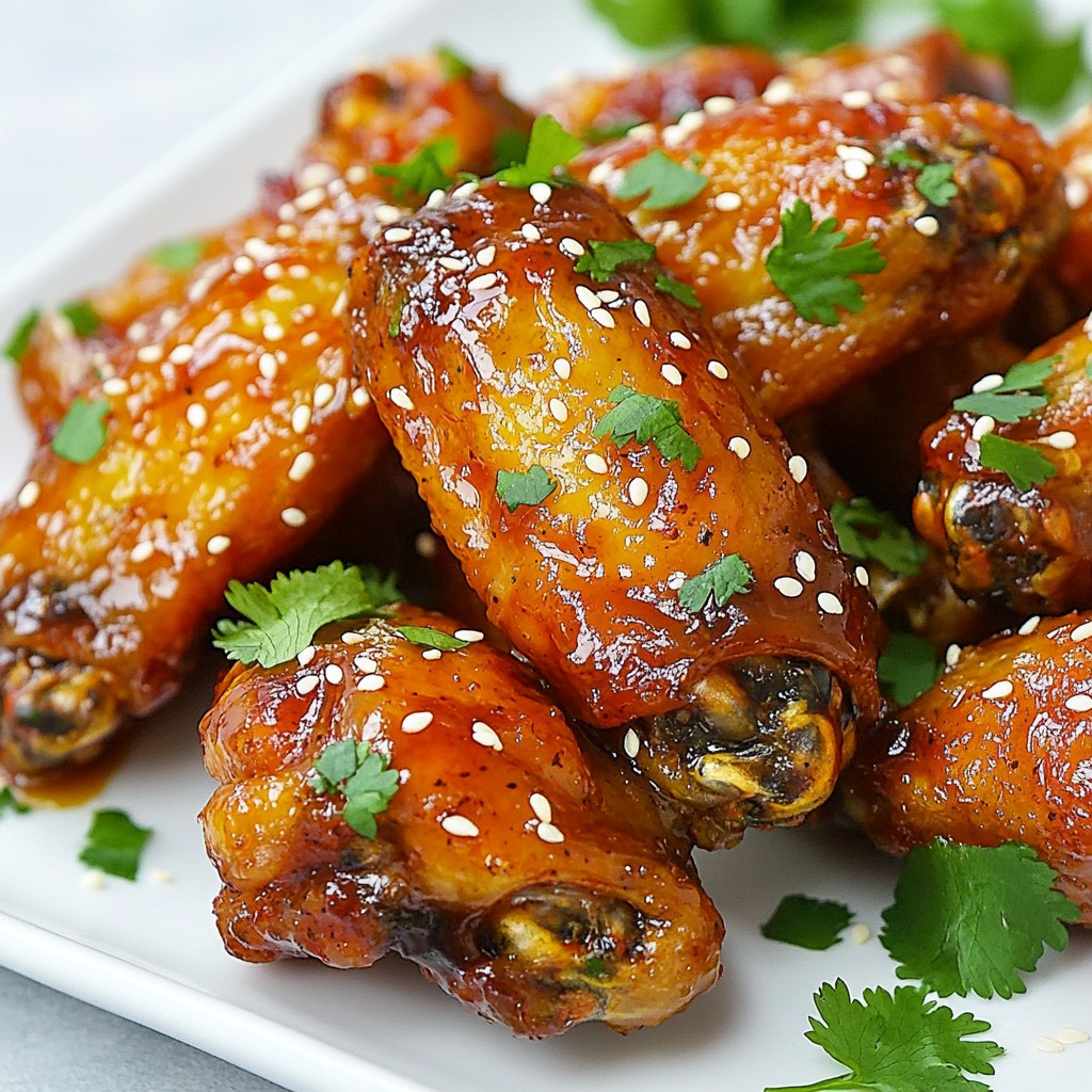 Sriracha Honey Chicken Wings Simple and Flavorful Treat