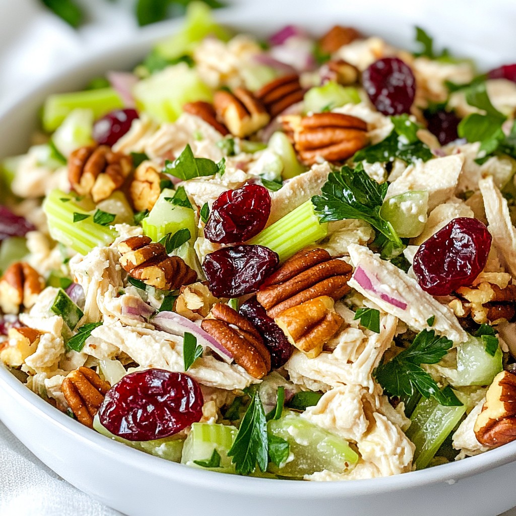 Cranberry Pecan Chicken Salad Delightful and Fresh