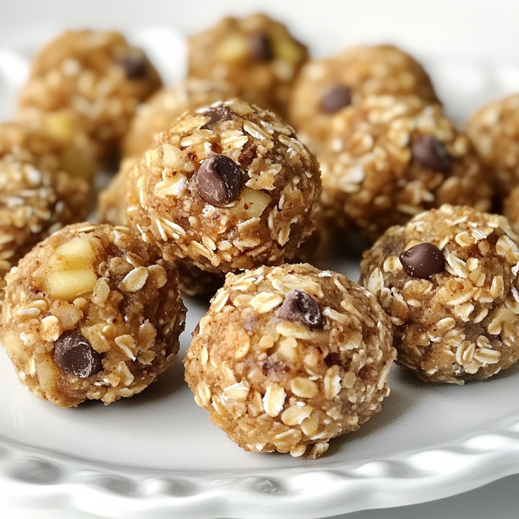 Apple Cinnamon Energy Bites Simple and Healthy Treat