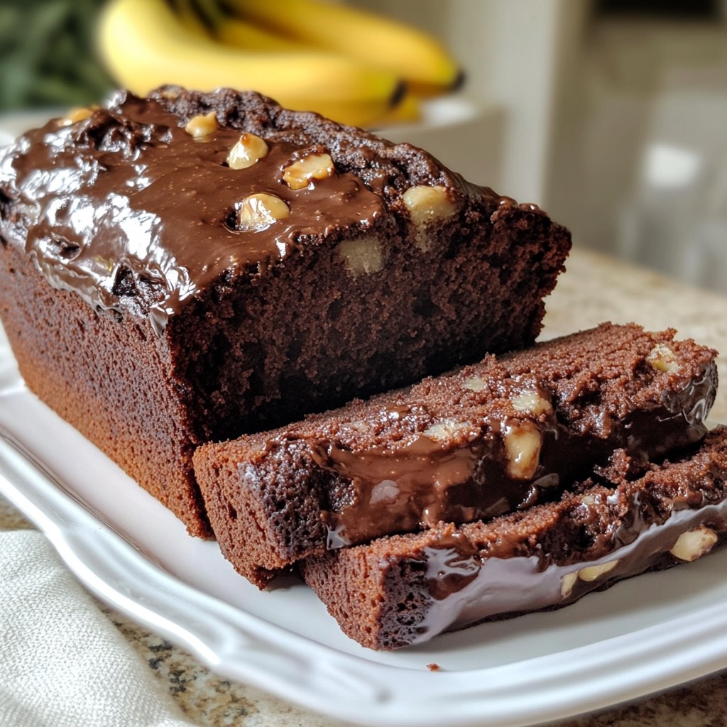 Chocolate Peanut Butter Banana Bread Irresistible Treat